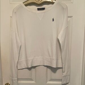 Ralph Lauren Classic White Polo Top